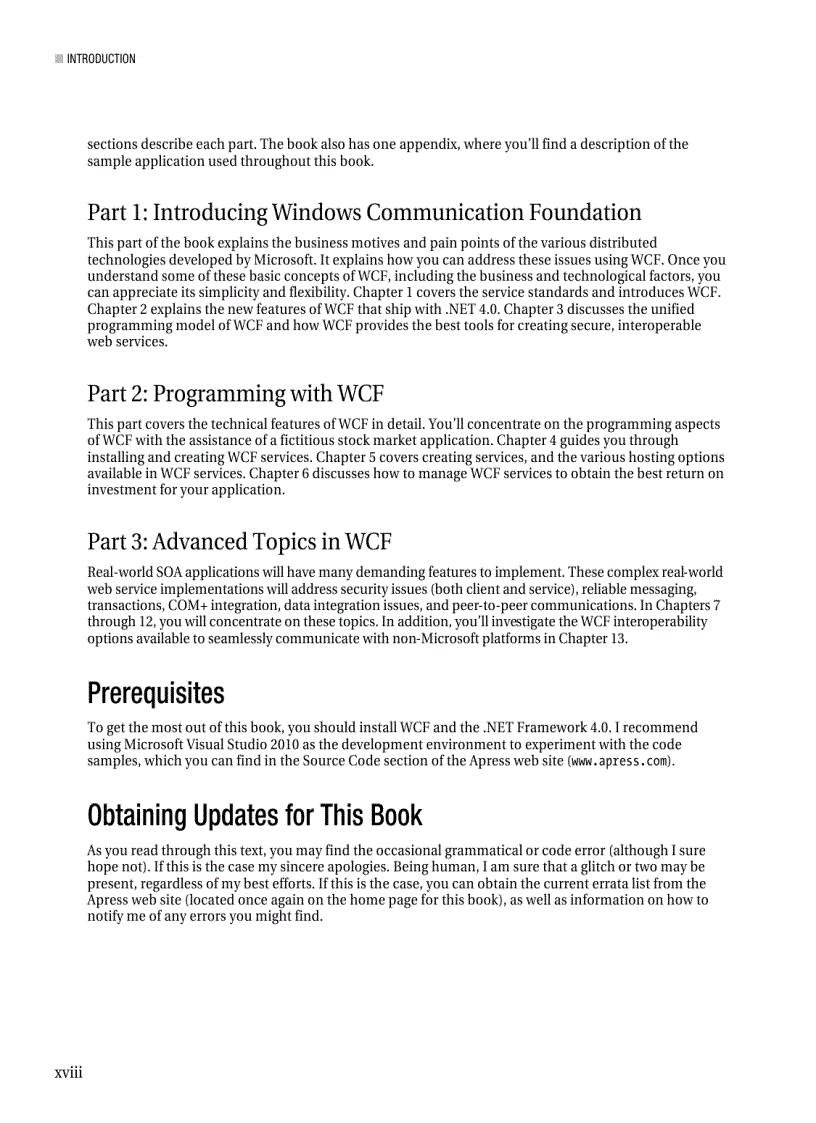 image for page Pro WCF 4 Practical Microsoft SOA Implementation
