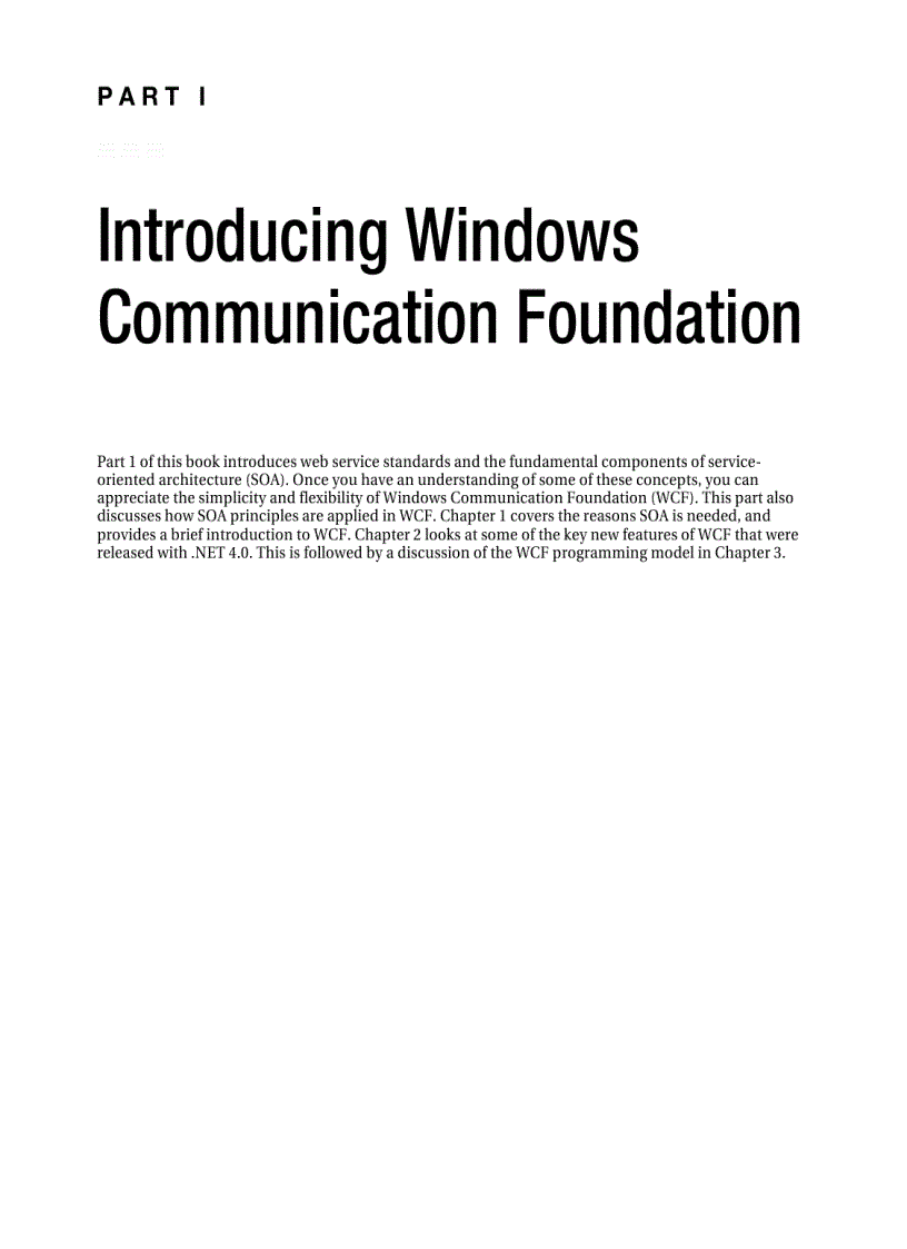 image for page Pro WCF 4 Practical Microsoft SOA Implementation