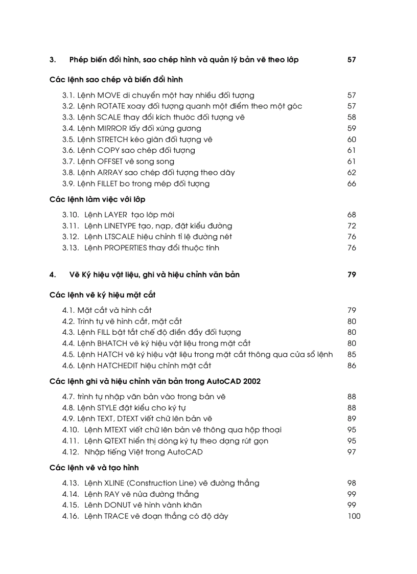 Vẽ kĩ thuật với AutoCAD 2002
