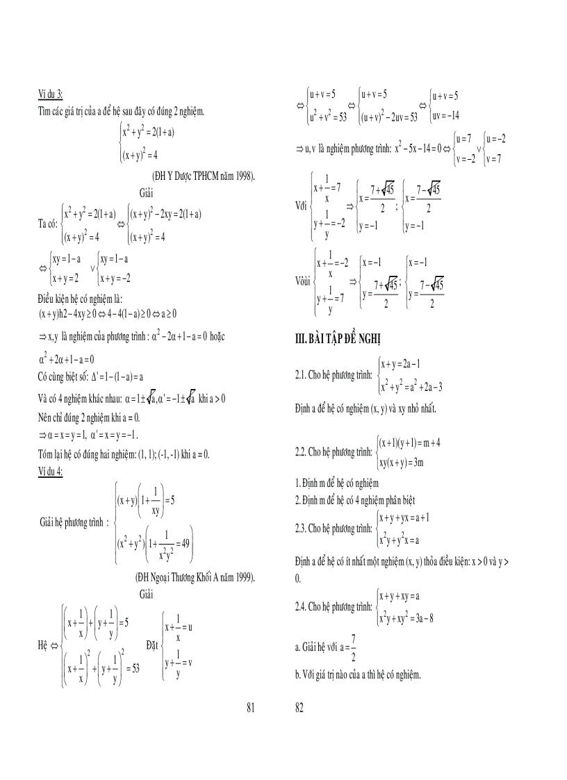 image for page Hệ phương trình đối xứng 1