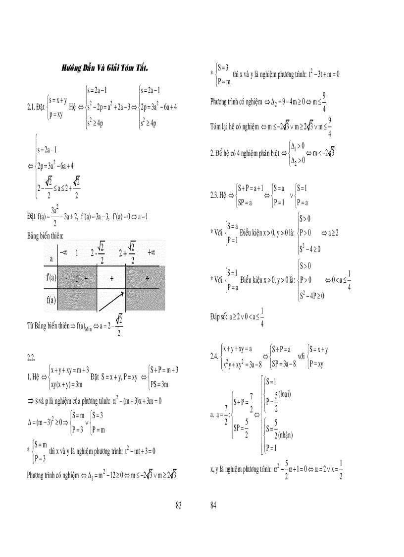 image for page Hệ phương trình đối xứng 1