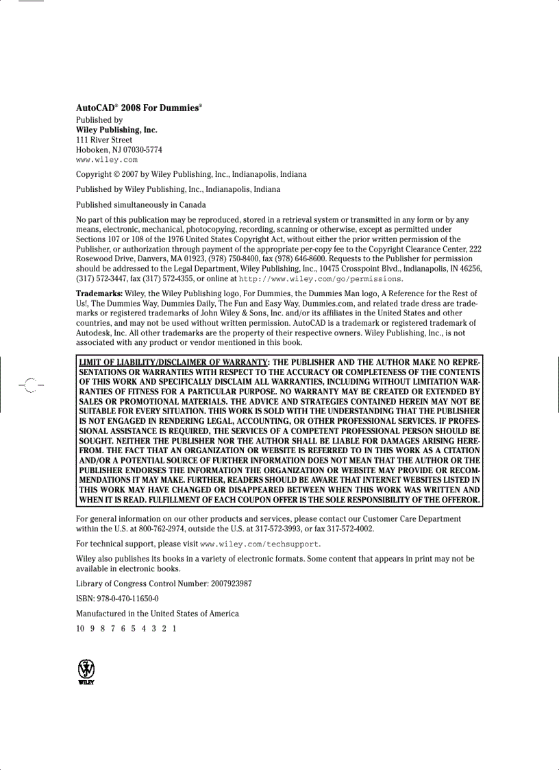 image for page AutoCAD 2008 for Dummies