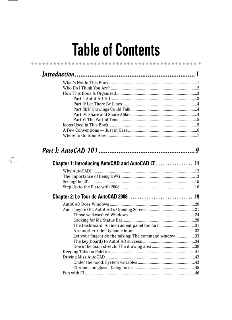 image for page AutoCAD 2008 for Dummies