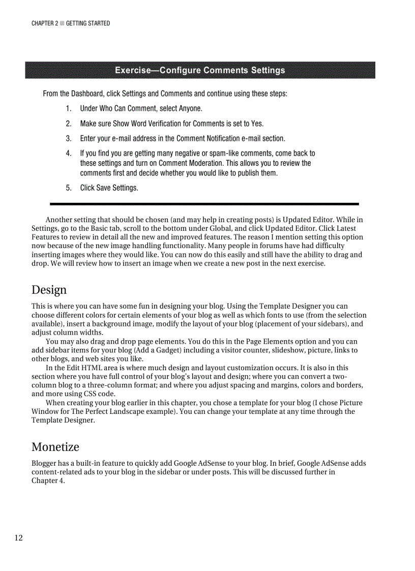 image for page Beginning Google Blogger