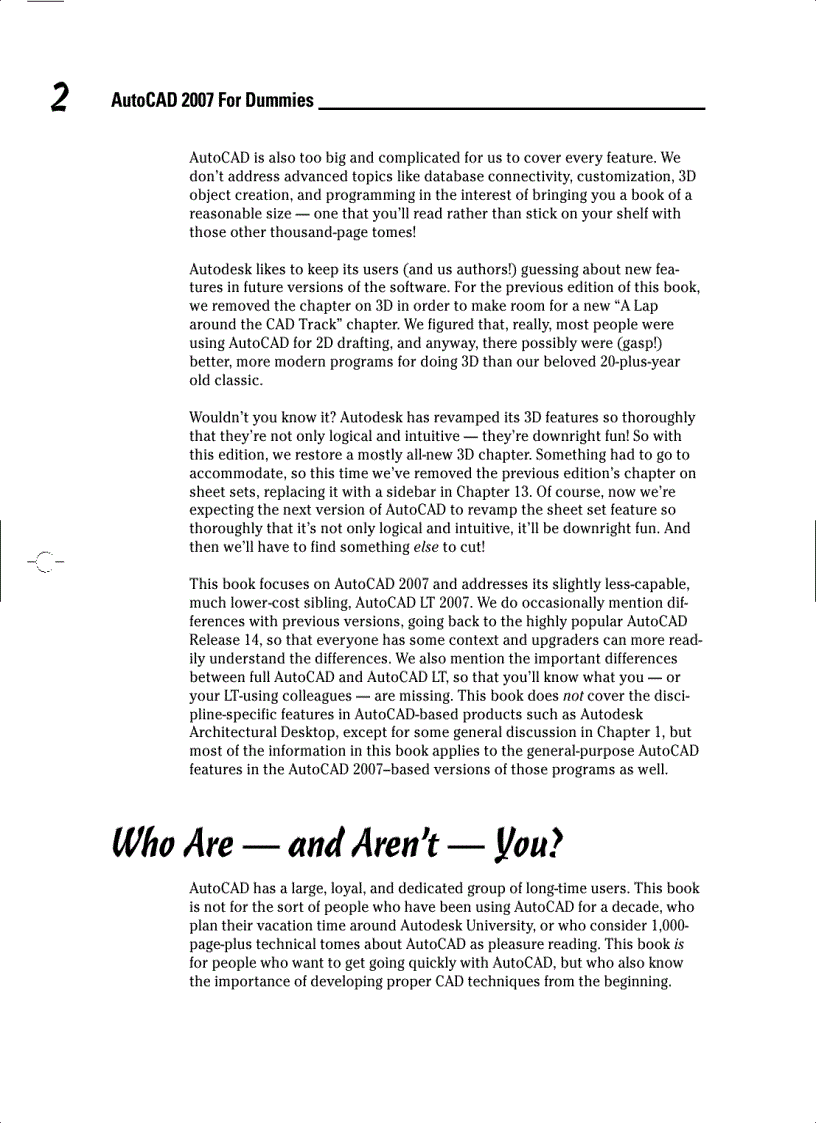 image for page AutoCAD 2007 FOR DUMmIES