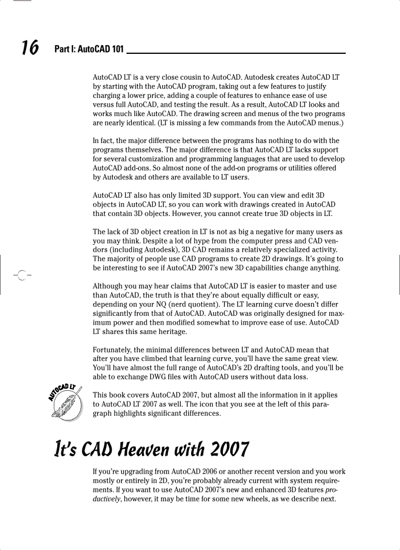 image for page AutoCAD 2007 FOR DUMmIES