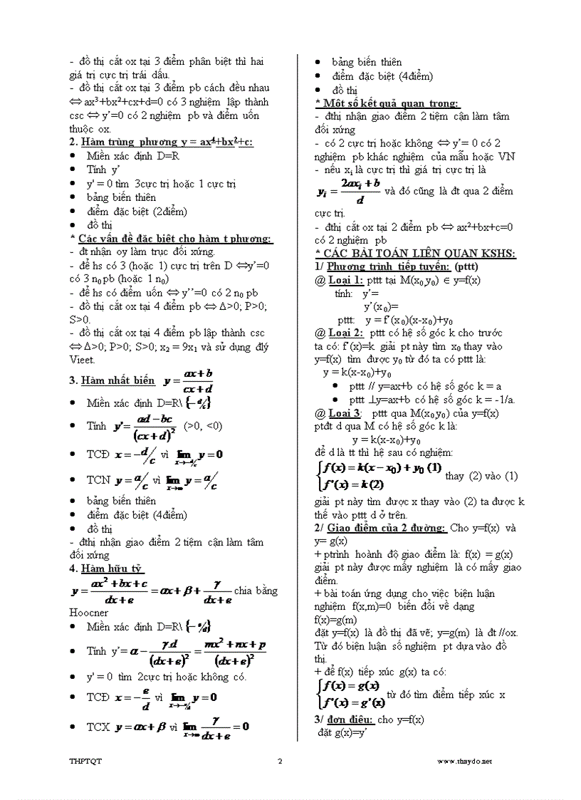 image for page Tóm tắt lý thuyết đại số ôn thi đại học