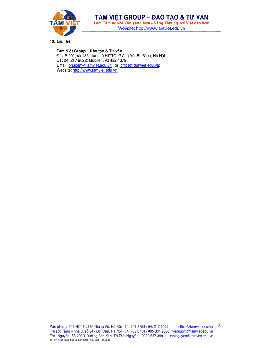 image for page Chương trình đạo tạo Kỹ năng bán hàng hiệu quả