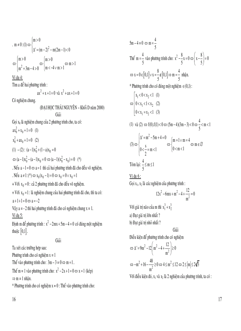 image for page Chuyên đề phương trình bậc 2