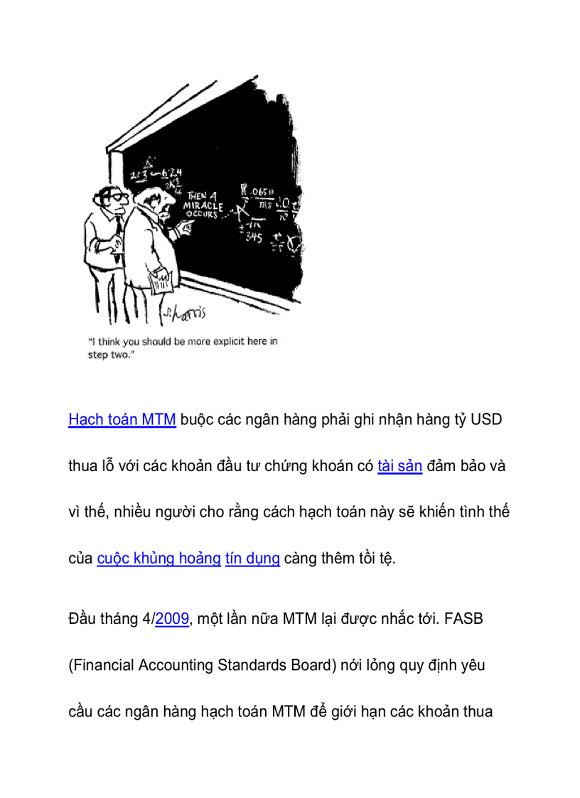 image for page Tiêu chuẩn hạch toán Mark To Market những điều cần biết