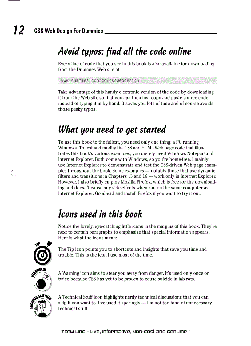 image for page CSS Web Design For Dummies