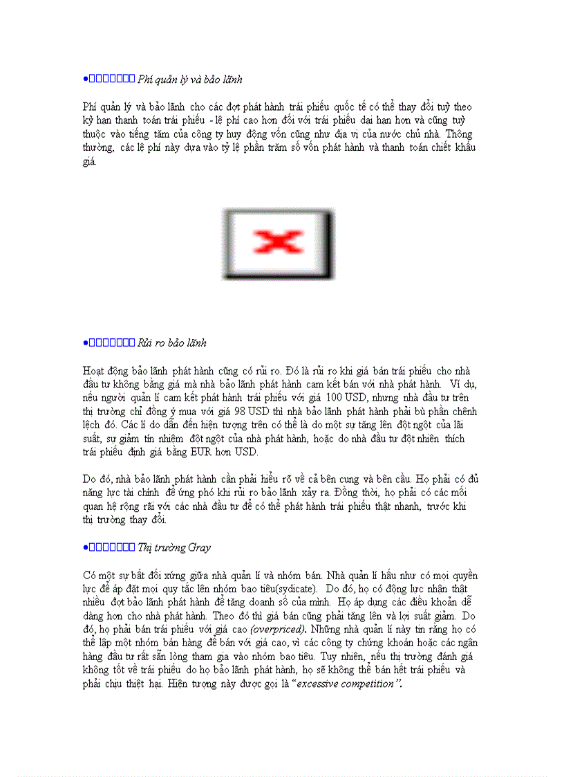 image for page Thị trường trái phiếu quốc tế