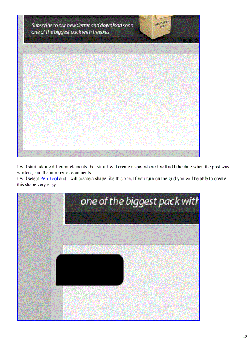 image for page Design a light wordpress theme in photoshop
