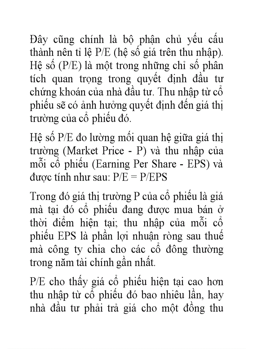 image for page Cách phân tích giá cổ phiếu