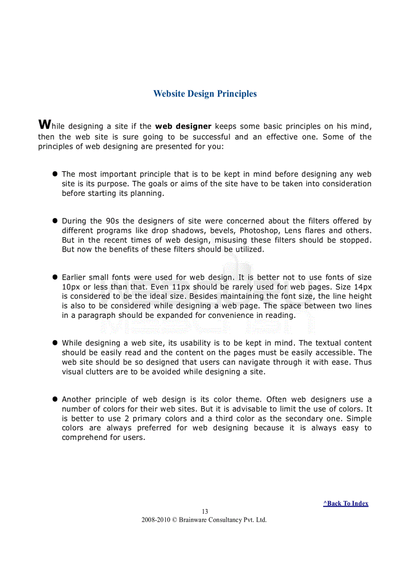 image for page Free webdesign e book