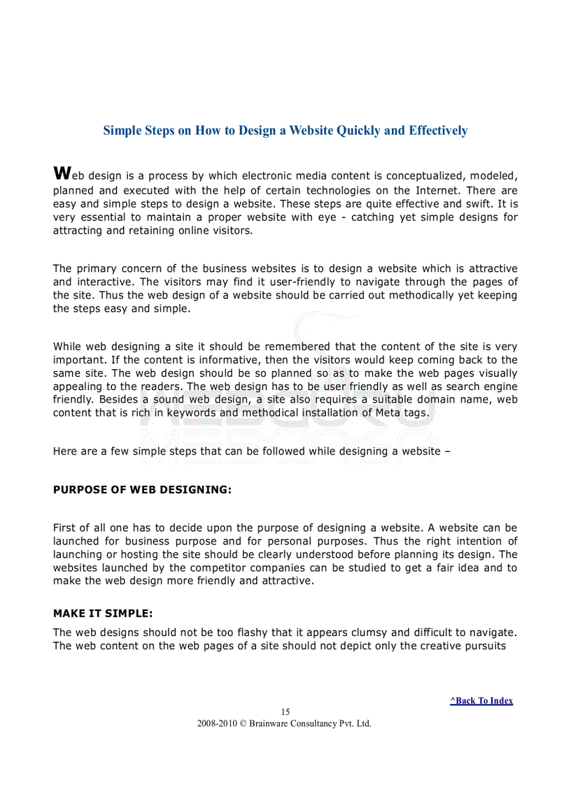 image for page Free webdesign e book