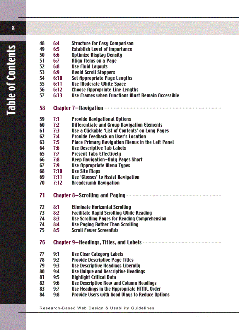 image for page Research Based Web Design Usability Guidelines