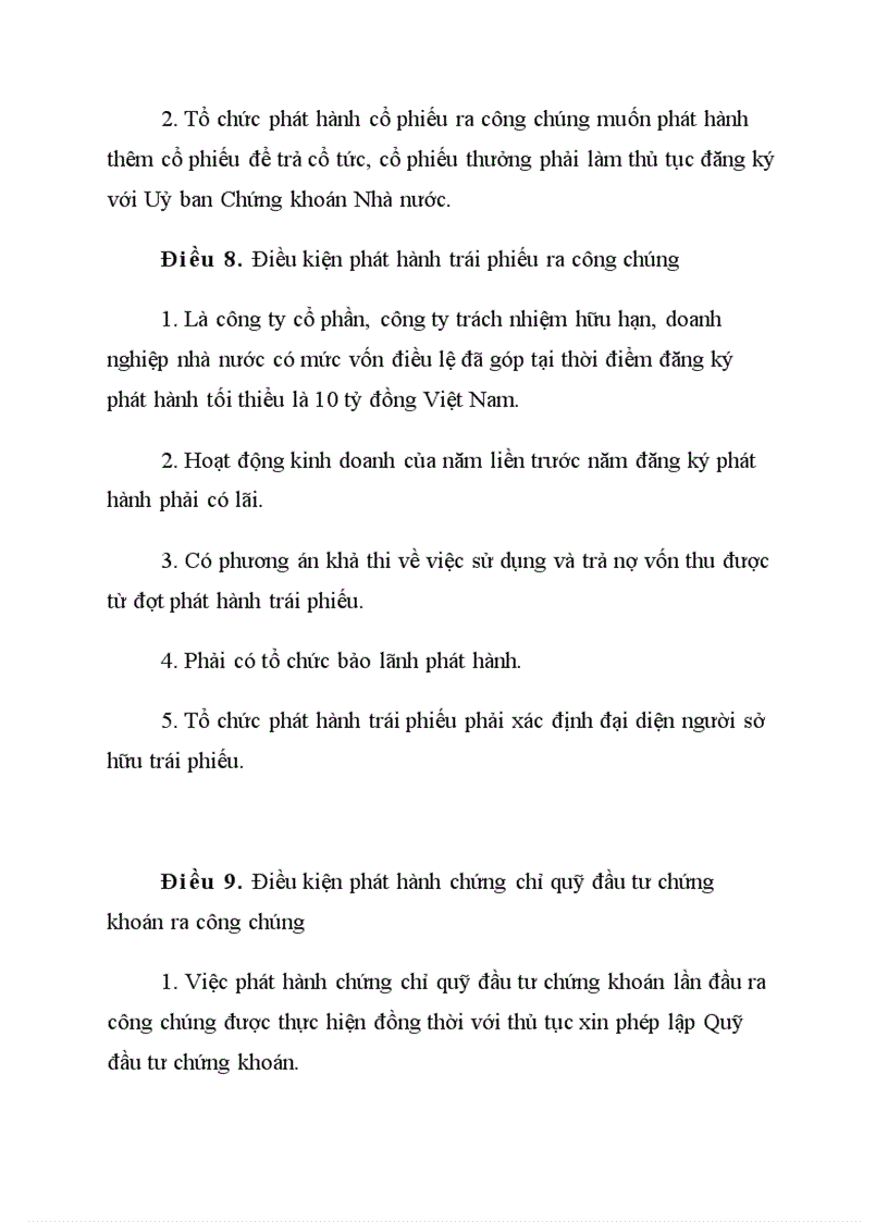 image for page Phát hành chứng khoán ra công chúng