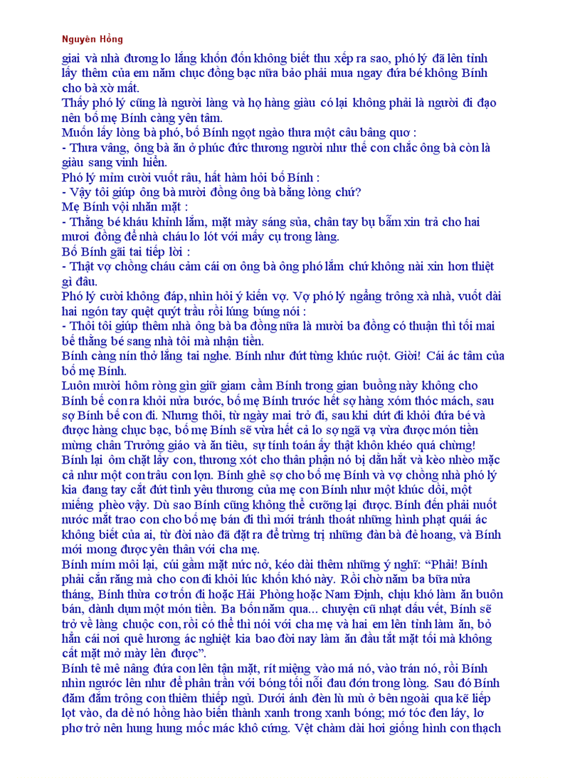 image for page Tiểu thuyết Bỉ vỏ của Nguyên Hồng