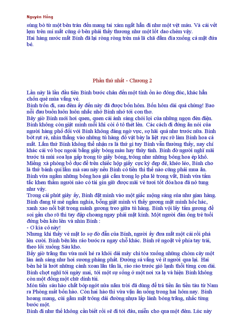 image for page Tiểu thuyết Bỉ vỏ của Nguyên Hồng