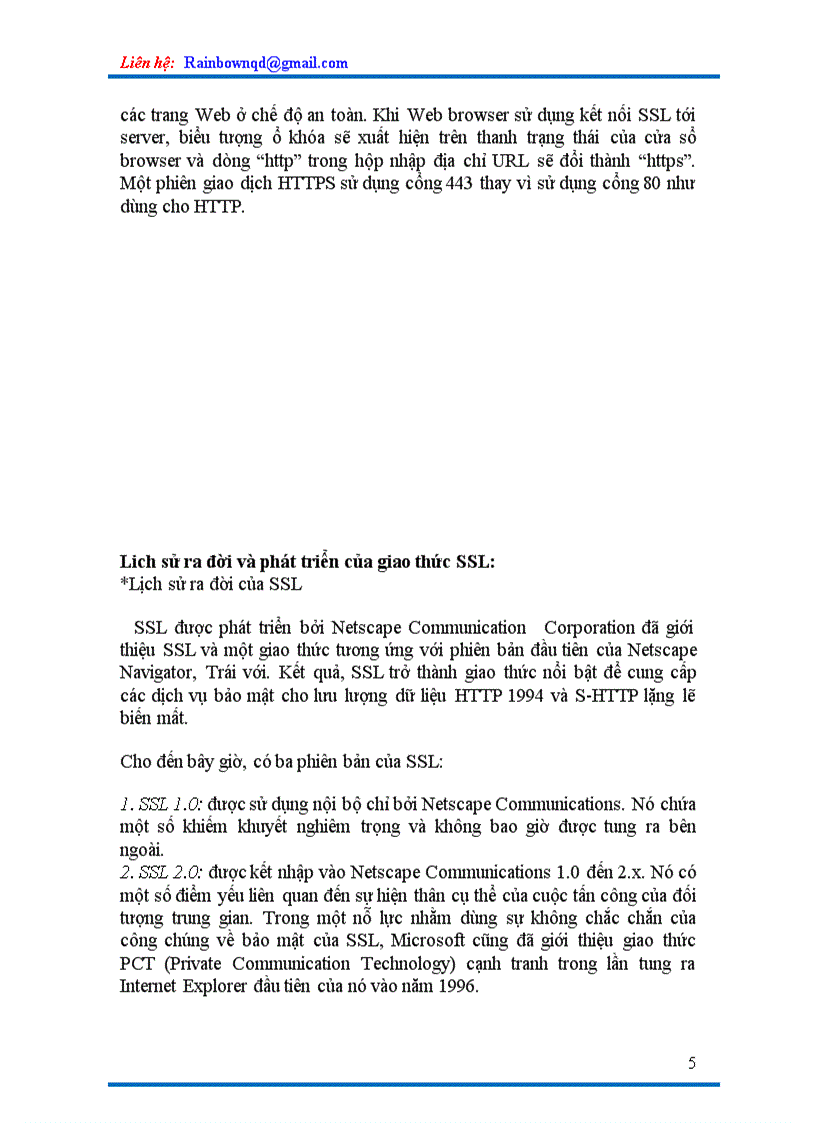 image for page BÀI BÁO CÁO Tìm hiểu về giao thức SSL Secure Socket Layer Hoạt động Tấn công Phòng chống
