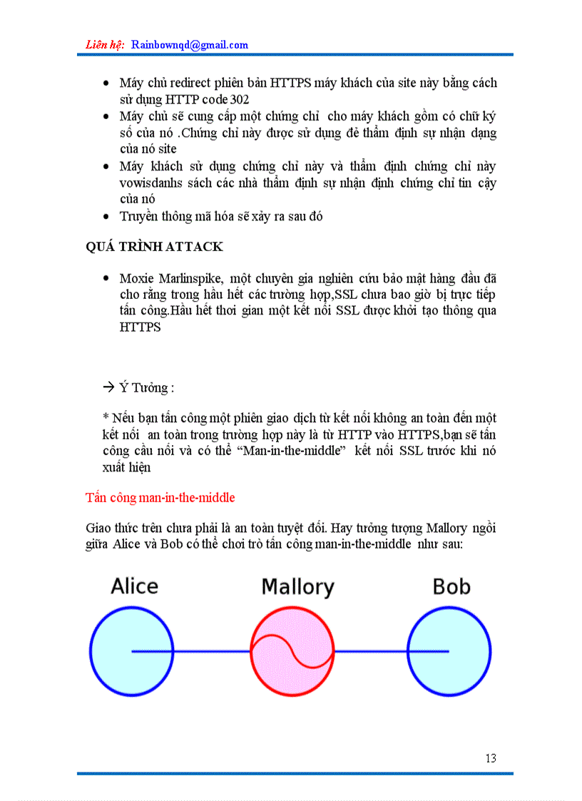 image for page BÀI BÁO CÁO Tìm hiểu về giao thức SSL Secure Socket Layer Hoạt động Tấn công Phòng chống