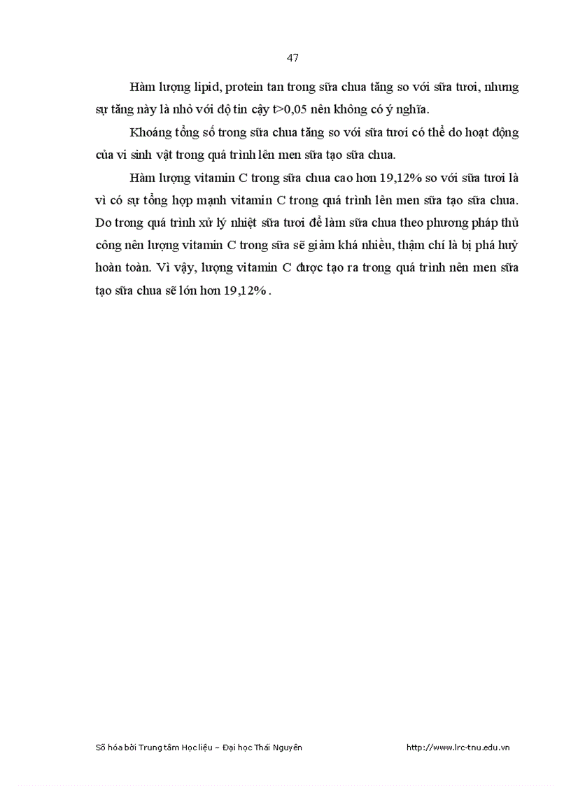 image for page Nghiên cứu thành phần hóa sinh sữa của bò lai f2 lai f1 x holstein friesian nuôi tại đồng hỷ thái nguyên