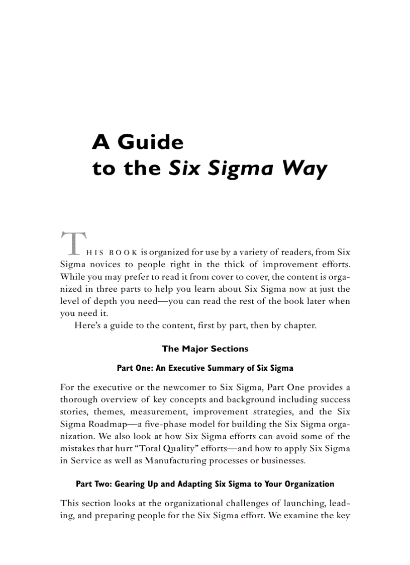 image for page The Six Sigma Way Ebook