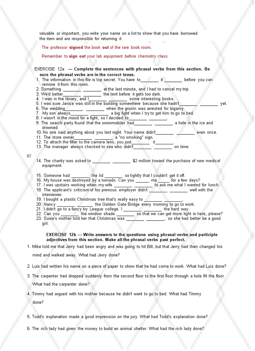 image for page Phrasal verb