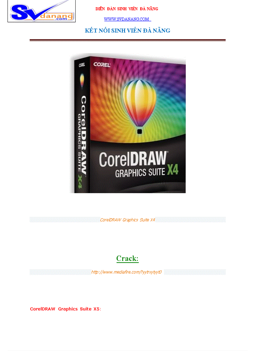 image for page Tổng Hợp CorelDRAW Graphics Suite X3 X4 X5 Full Collection incl crack serial