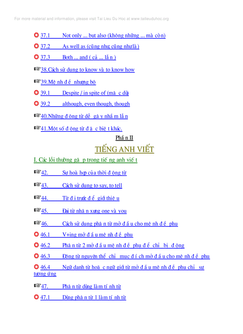 image for page Toefl Grammar