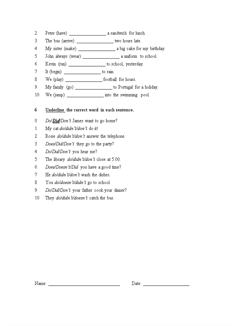 image for page Elementary Language Practice