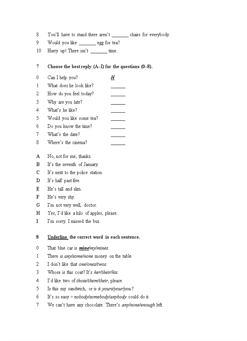 image for page Elementary Language Practice