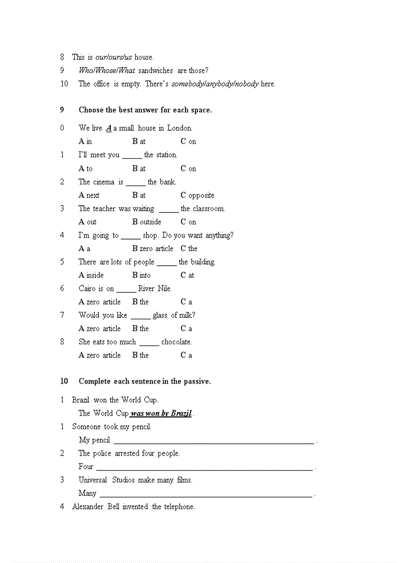 image for page Elementary Language Practice