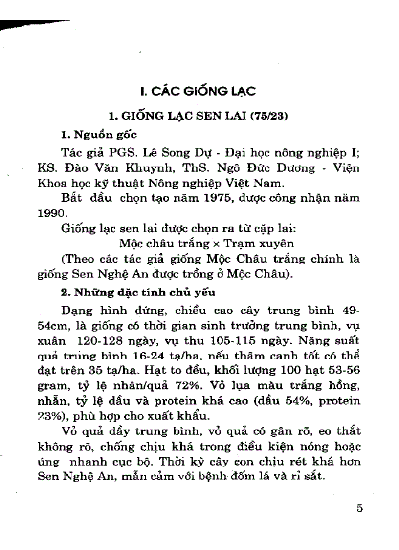 Ky Thuat Trong Cac Giong Lac Dau Do Rau Qua Va Cay An Củ Mới