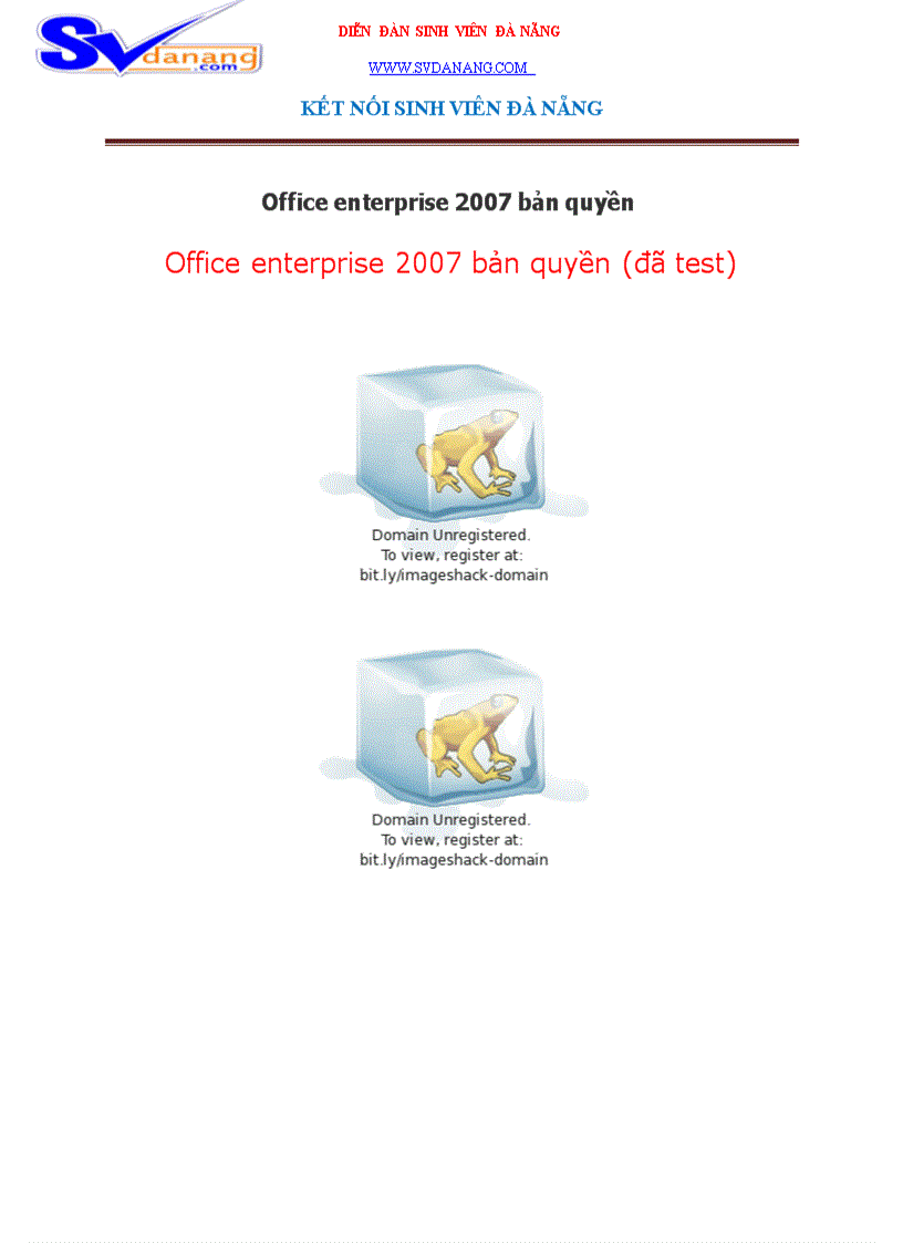 image for page Office enterprise 2007 bản quyền