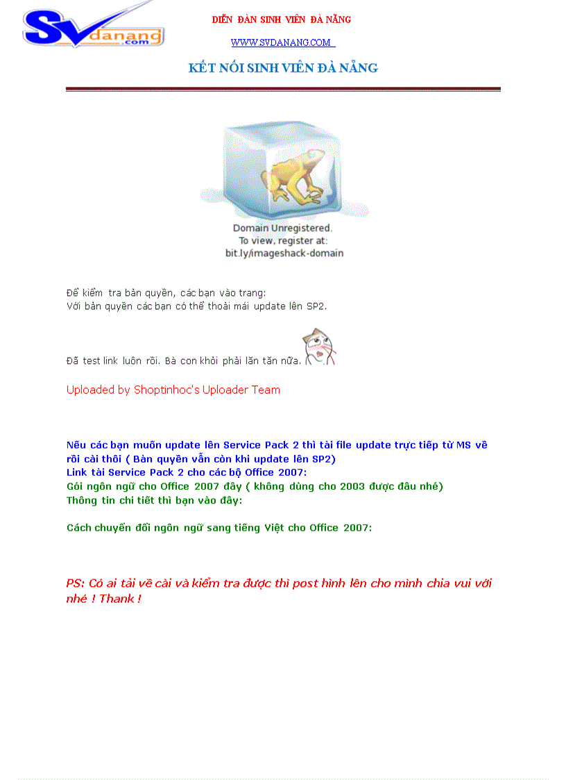 image for page Office enterprise 2007 bản quyền