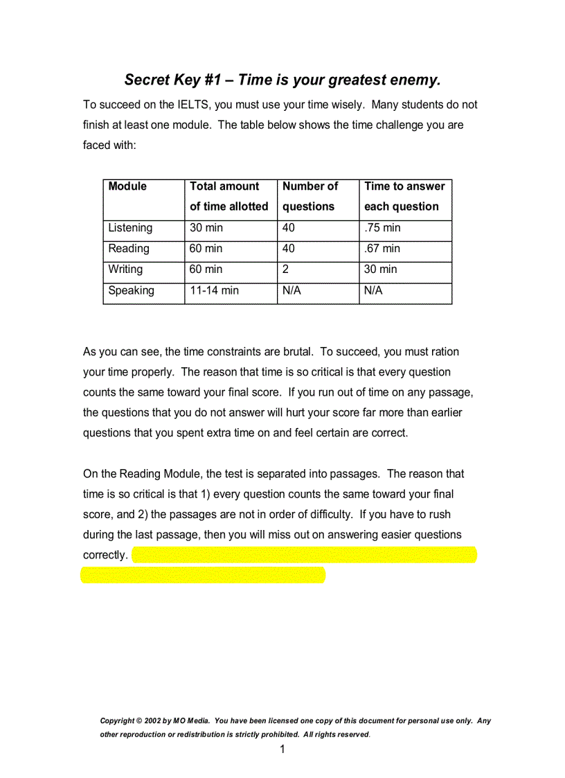 image for page Ielts secrets Your Key to IELTS Success
