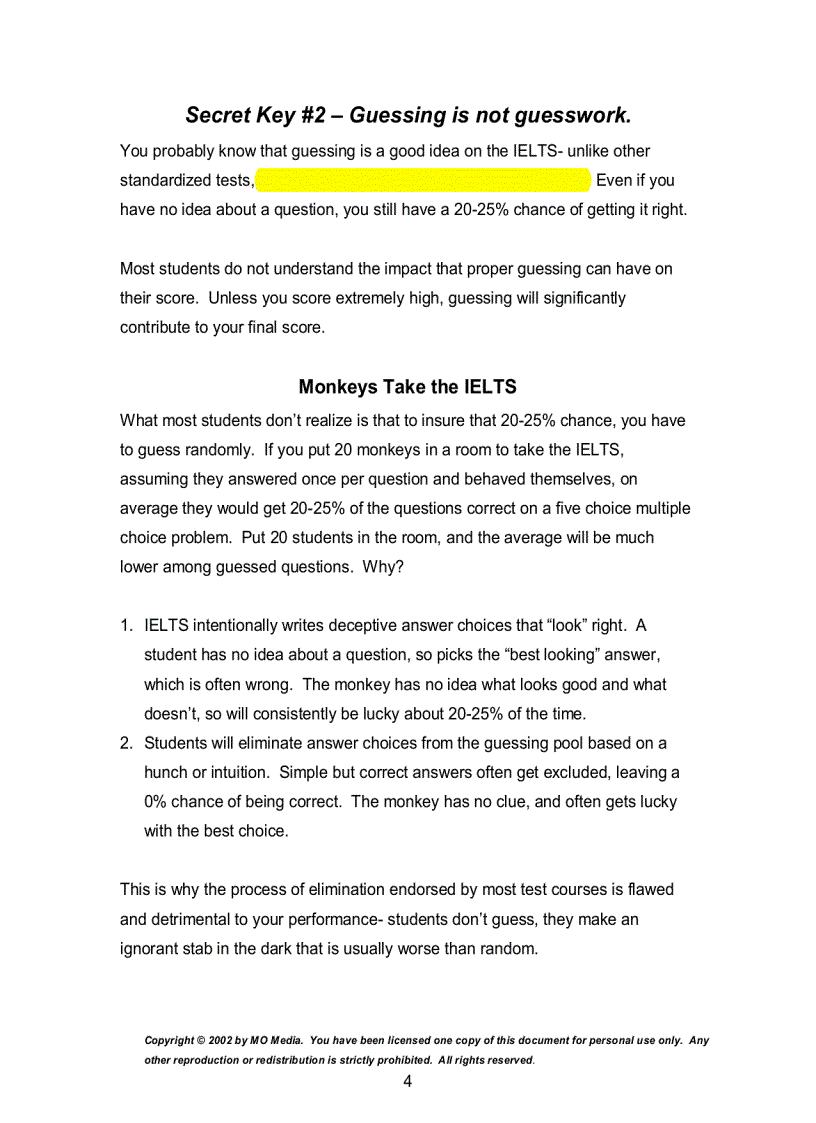 image for page Ielts secrets Your Key to IELTS Success