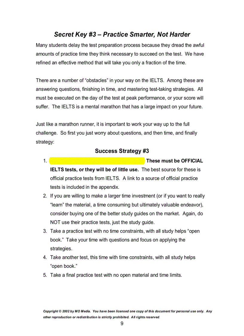 image for page Ielts secrets Your Key to IELTS Success