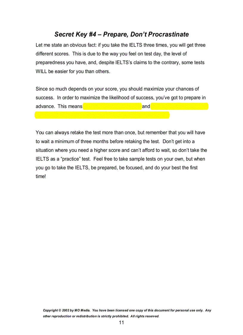 image for page Ielts secrets Your Key to IELTS Success