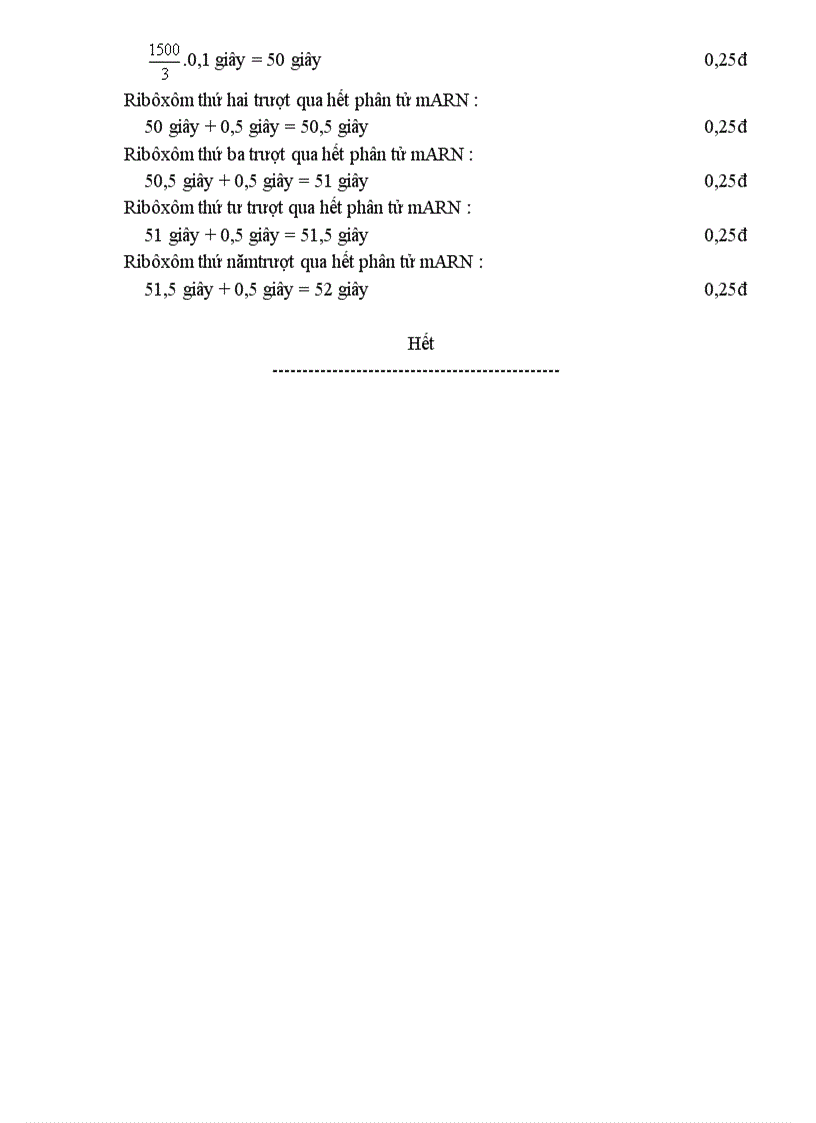image for page Đề thi HSG môn Sinh học 12 THPT Vinh Lộc Huế 2006