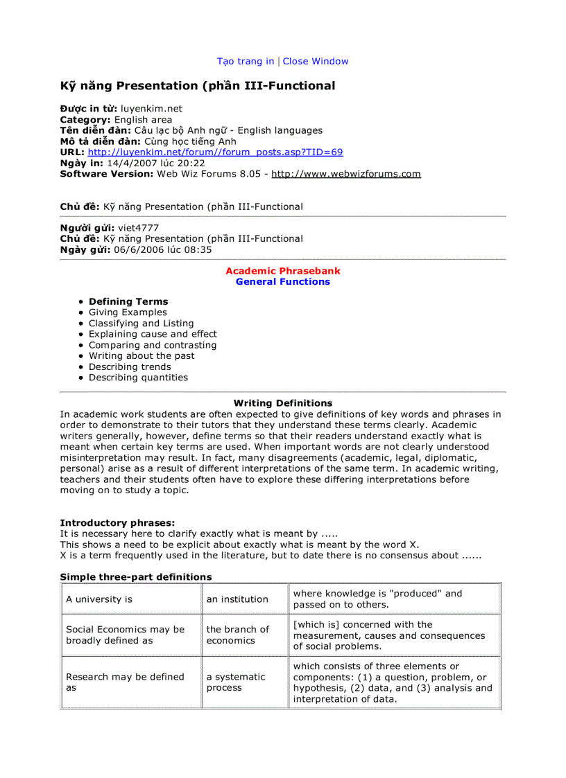 image for page Making presentation and writing scientific paper