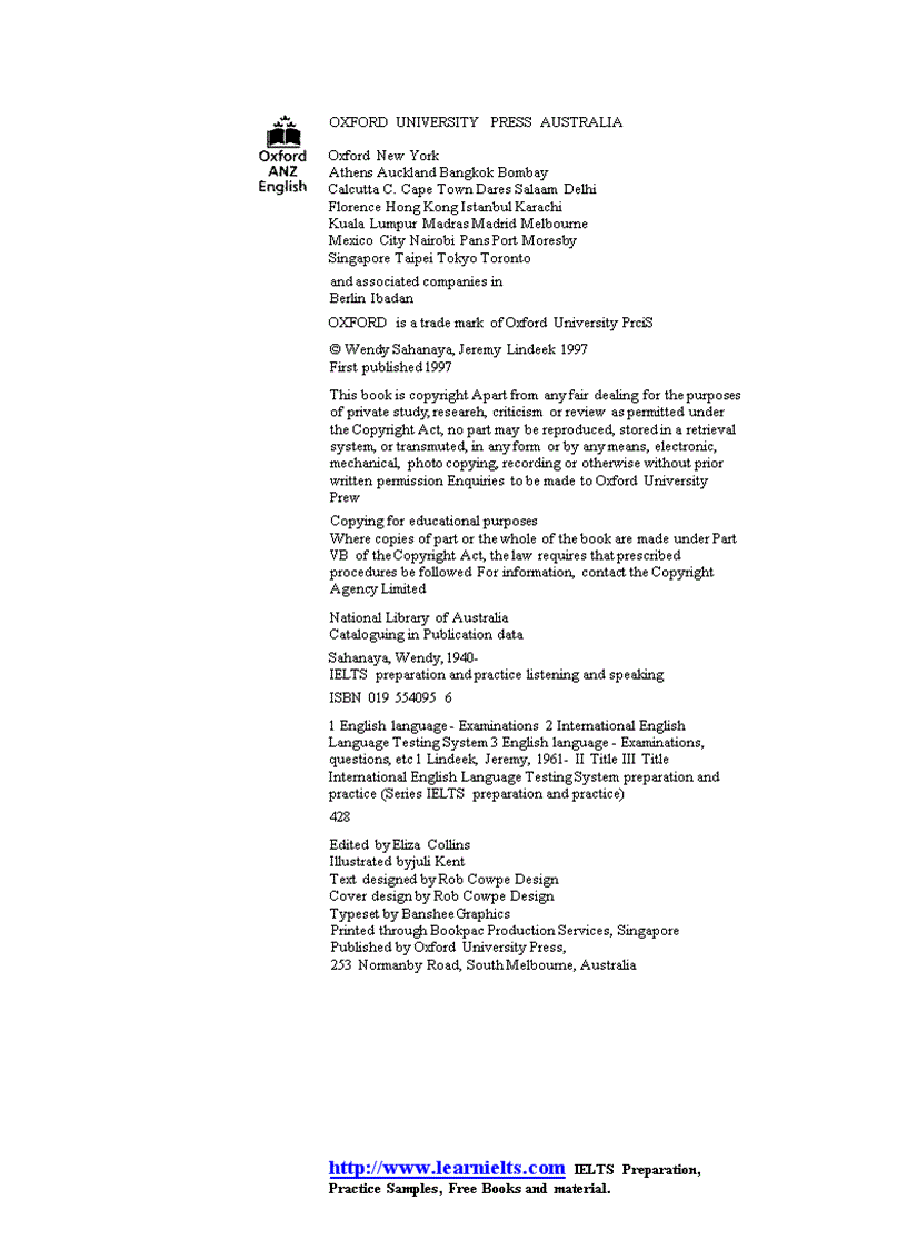 image for page Oxford Ielts Book