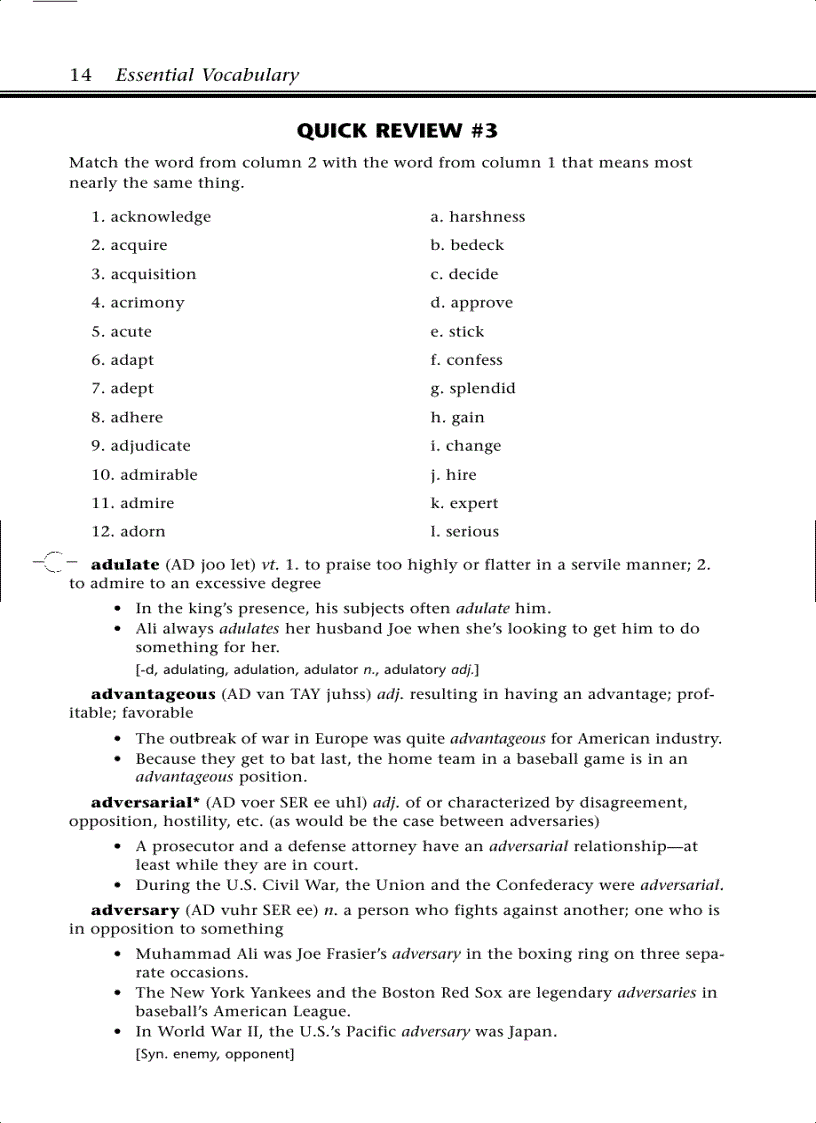 image for page Essential vocabulary