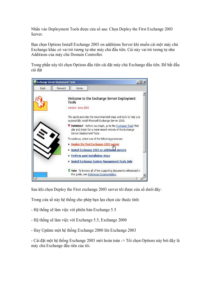 image for page Hướng dẫn cài đặt Exchange Server 2003