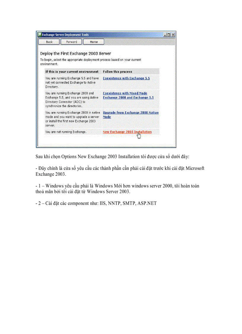 image for page Hướng dẫn cài đặt Exchange Server 2003