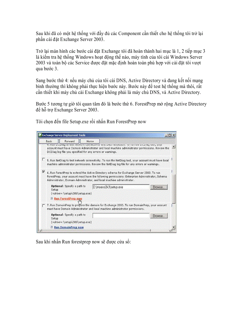 image for page Hướng dẫn cài đặt Exchange Server 2003