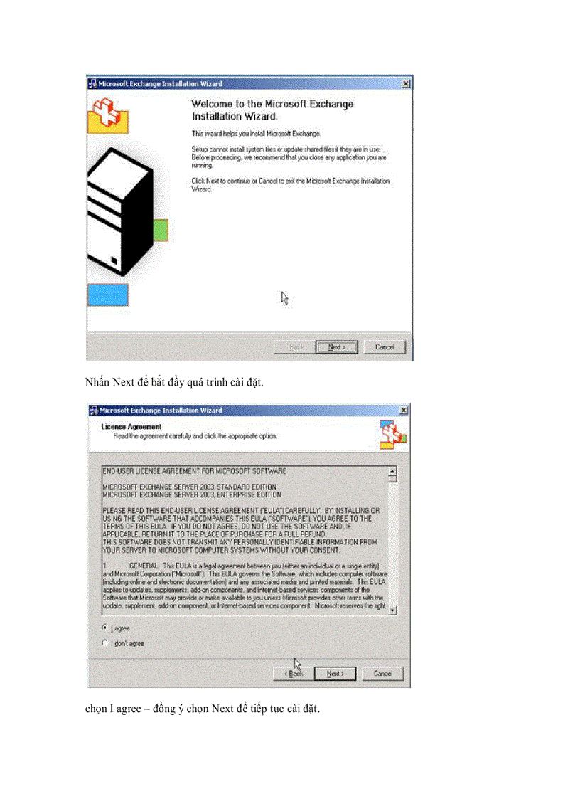 image for page Hướng dẫn cài đặt Exchange Server 2003