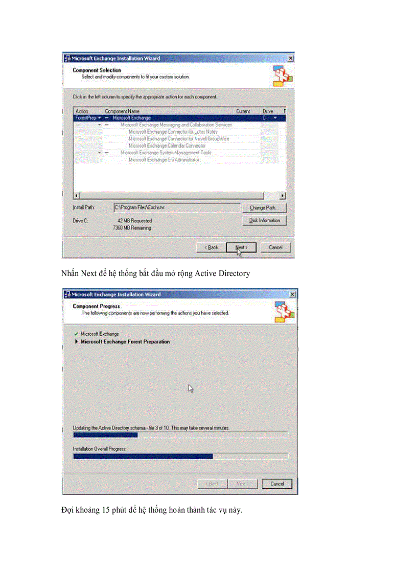 image for page Hướng dẫn cài đặt Exchange Server 2003